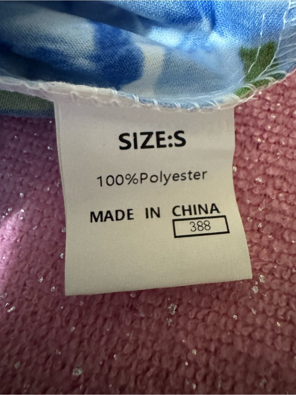 Blue Hydrangea Floral Puff Sleeve Blouse Small NWT Coastal - Picture 6 of 7